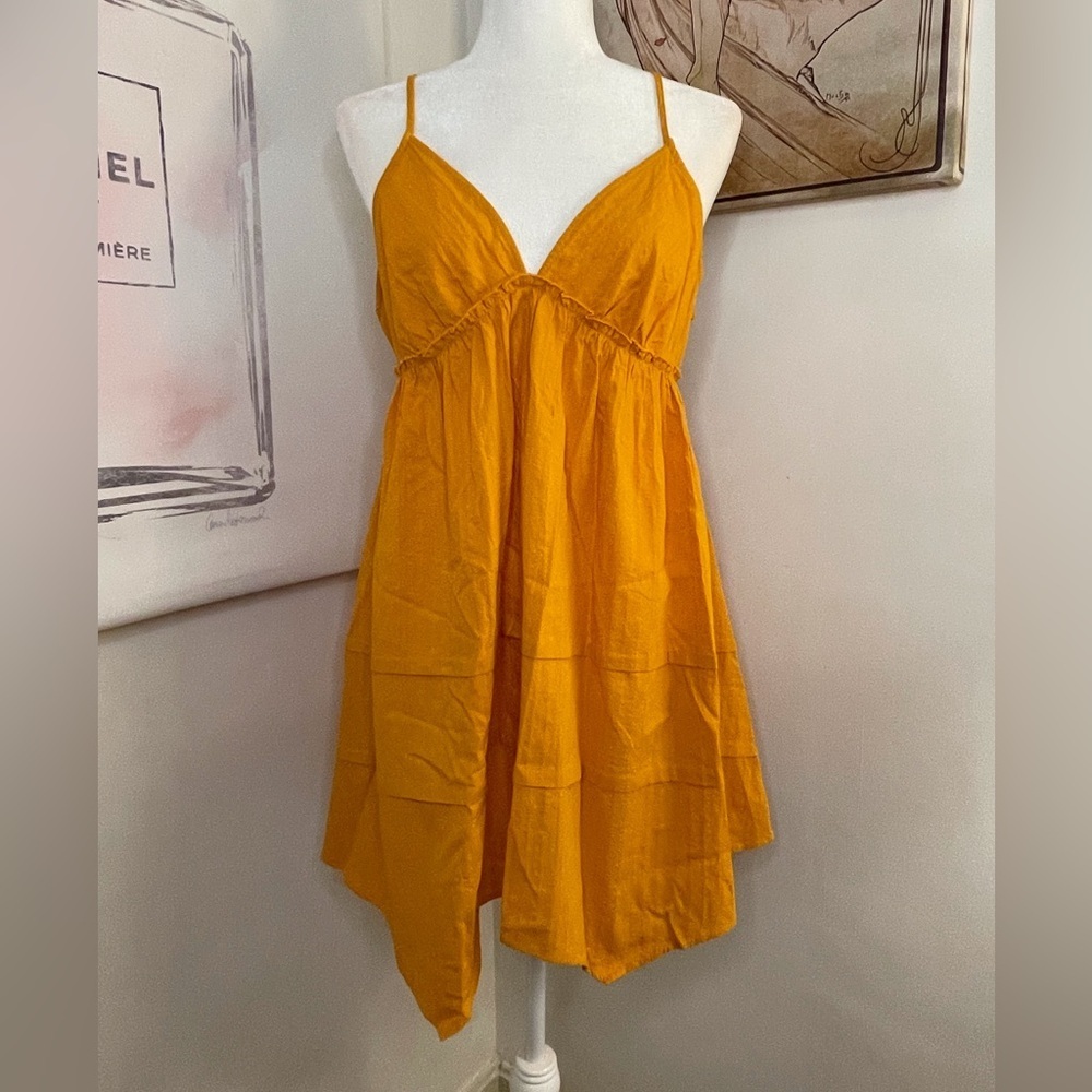 Wild Fable Spaghetti Strap Mini Dress  Orange Size L